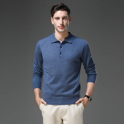 Nils | Cashmere Polo Affärströja