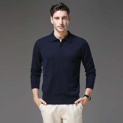 Nils | Cashmere Polo Affärströja